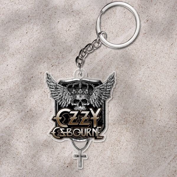 Black Sabbath x Ozzy Osbourne Custom Shape 1-sided Keychain - HOATT 12069