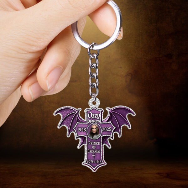 Black Sabbath x Ozzy Osbourne Custom Shape 2-sided Keychain - HOATT 12002