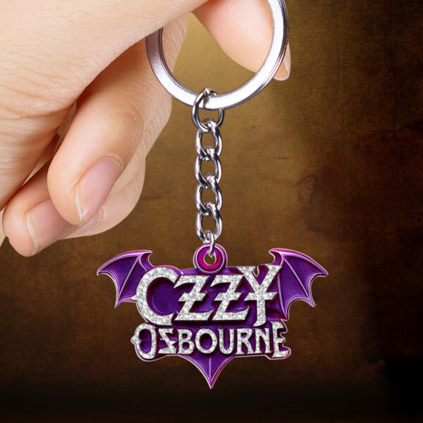 Black Sabbath x Ozzy Osbourne Custom Shape 2-sided Keychain - HOATT 12019