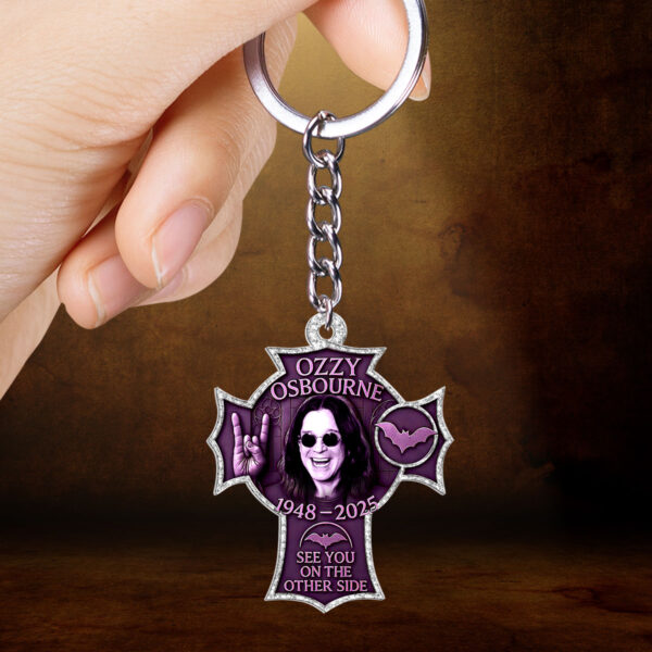 Black Sabbath x Ozzy Osbourne Custom Shape 2-sided Keychain - HOATT 12020