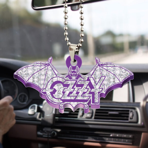 Black Sabbath x Ozzy Osbourne Custom shape 2-sided Acrylic Car Ornament - HOATT 12038