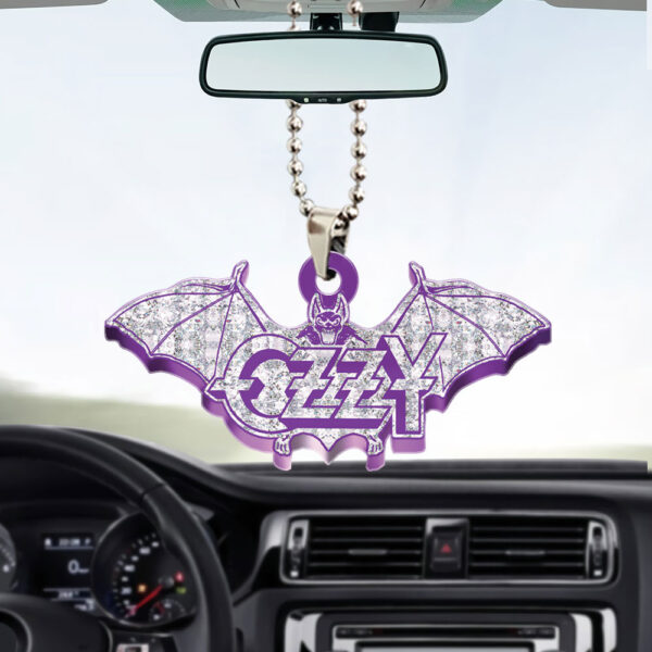 Black Sabbath x Ozzy Osbourne Custom shape 2-sided Acrylic Car Ornament - HOATT 12038
