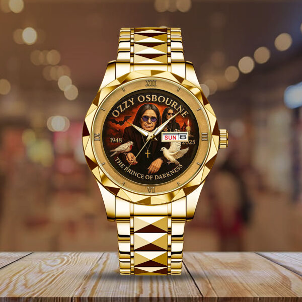 Black Sabbath x Ozzy Osbourne Alloy Luxury Quartz Watch - HOATT 11977