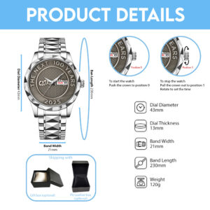 Caterpillar Alloy Luxury Quartz Watch - TANTN 14918
