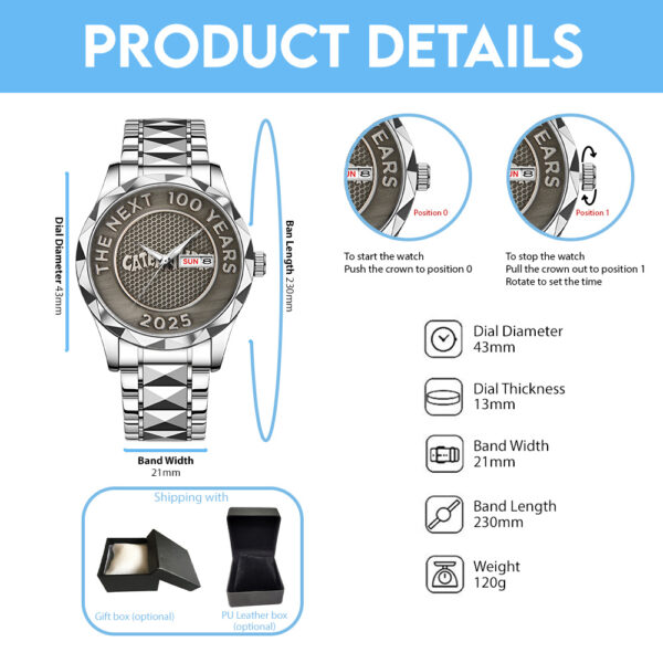 Caterpillar Alloy Luxury Quartz Watch - TANTN 14918