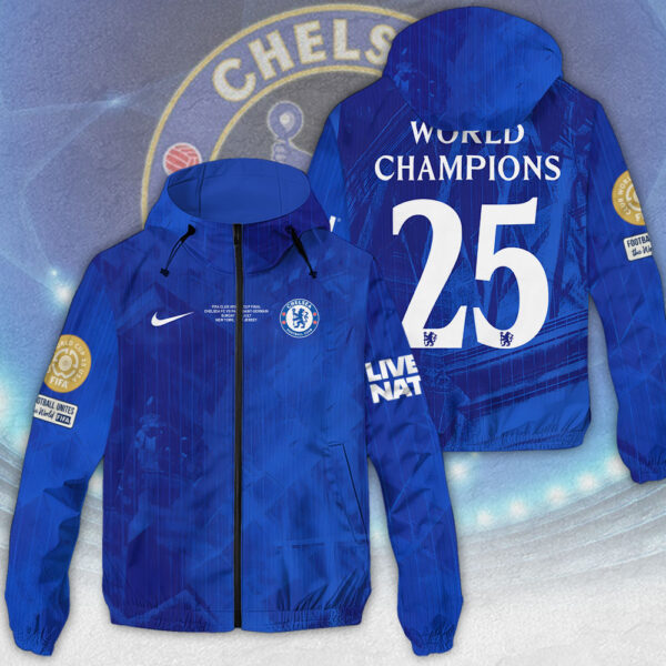 Chelsea FC 3D Windbreaker Jacket - MAITM 12214