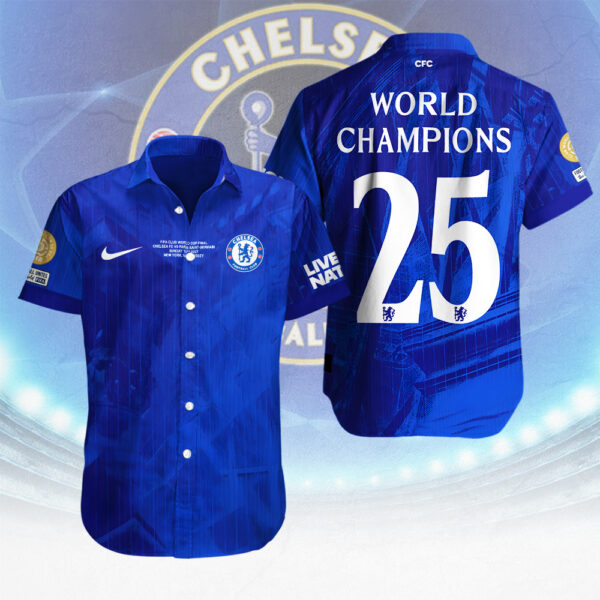 Chelsea FC Short Sleeve Dress Shirt – MAITM 12103