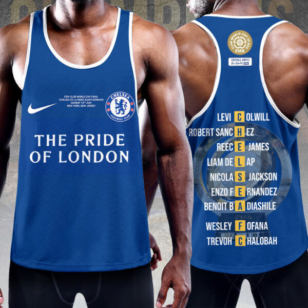 Chelsea FC Y-Back Muscle Tank Top - HOATT 11870