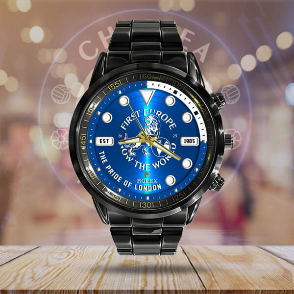 Chelsea FC x Rolex Black Stainless Steel Watch - MAITM 12071