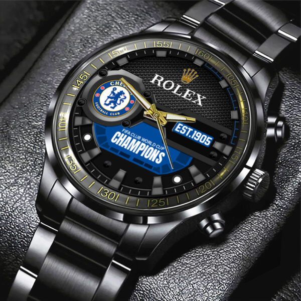 Chelsea FC x Rolex Black Stainless Steel Watch - MAITM 12097