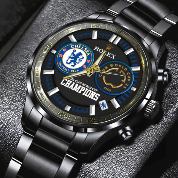 Chelsea FC x Rolex Black Stainless Steel Watch - MAITM 12122