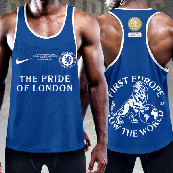 Chelsea FC Y-Back Muscle Tank Top - HOATT 11816