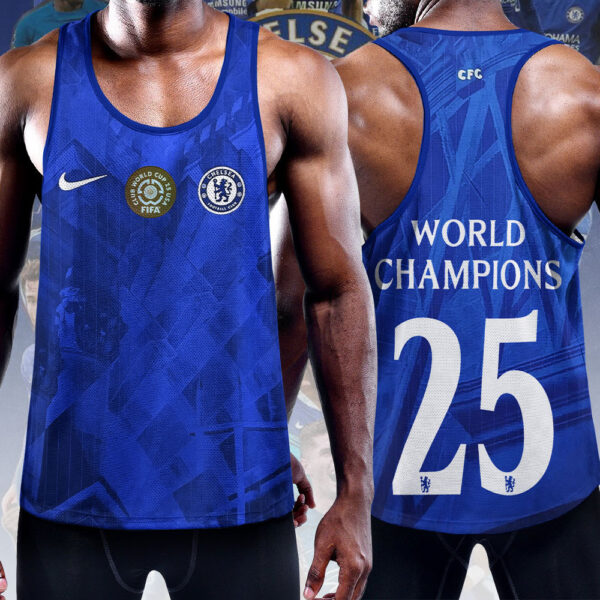 Chelsea FC Y-Back Muscle Tank Top - HOATT 11798