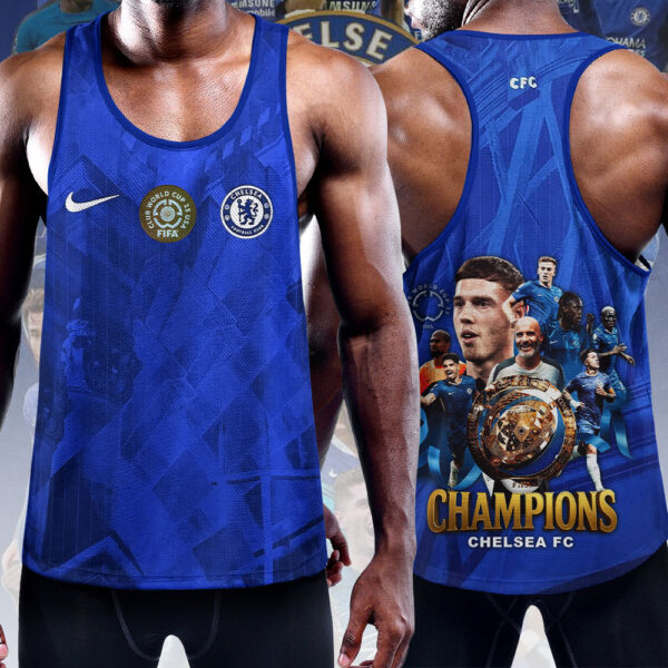 Chelsea FC Y-Back Muscle Tank Top - HOATT 11853