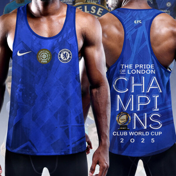 Chelsea FC Y-Back Muscle Tank Top - HOATT 11846