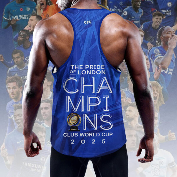 Chelsea FC Y-Back Muscle Tank Top - HOATT 11846