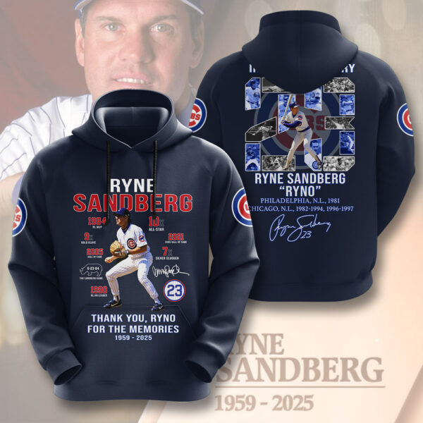 Chicago Cubs x Ryne Sandberg 3D Apparel - GNE 4111