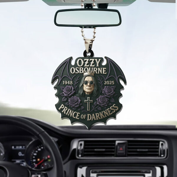 Ozzy Osbourne Custom Shape 1-sided Acrylic Car Ornament - TMTHU 134