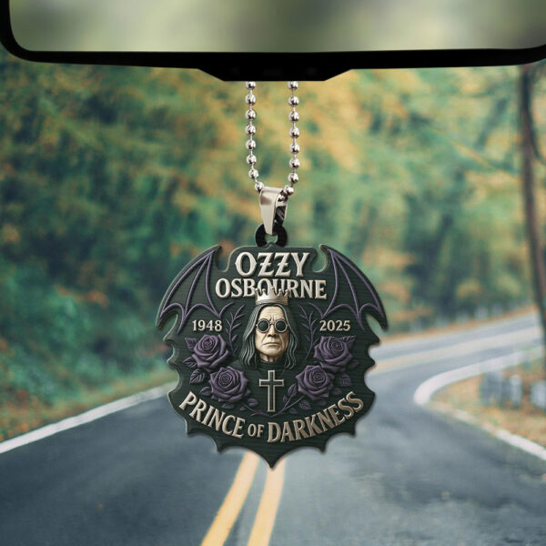 Ozzy Osbourne Custom Shape 1-sided Acrylic Car Ornament - TMTHU 134
