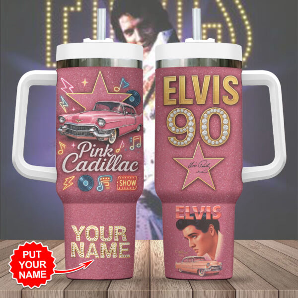 Personalized Elvis Presley 40oz Stanley Tumbler - TMTHU 002