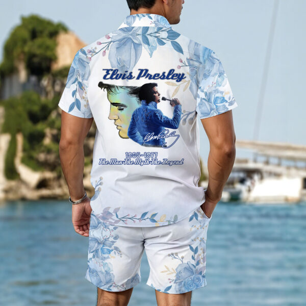 Elvis Presley 3D Hawaiian Shirt Shorts - MAITM 12102