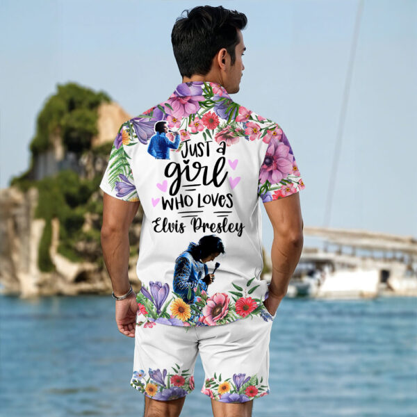 Elvis Presley 3D Hawaiian Shirt Shorts - MAITM 12125