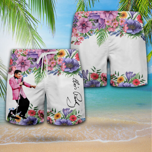 Elvis Presley 3D Hawaiian Shirt Shorts - MAITM 12125