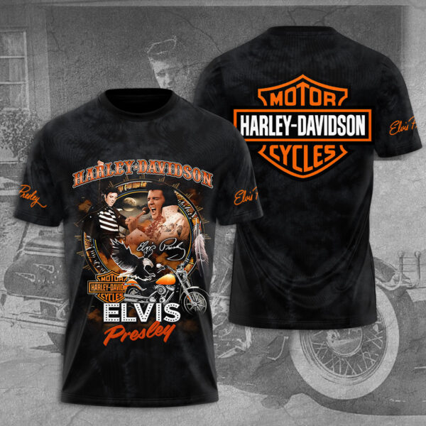 Elvis Presley x Harley Davidson 3D Apparel - TANTN 14229