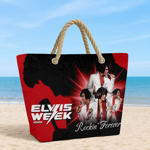 Elvis Presley Hemp Rope Tote Bag - HOATT 11691