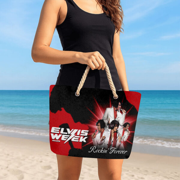 Elvis Presley Hemp Rope Tote Bag - HOATT 11691