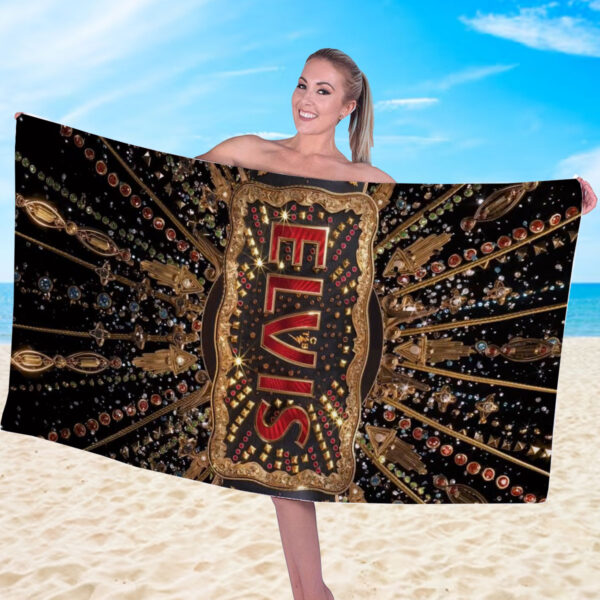Elvis Presley Rectangle Beach Towel - MAITM 11950