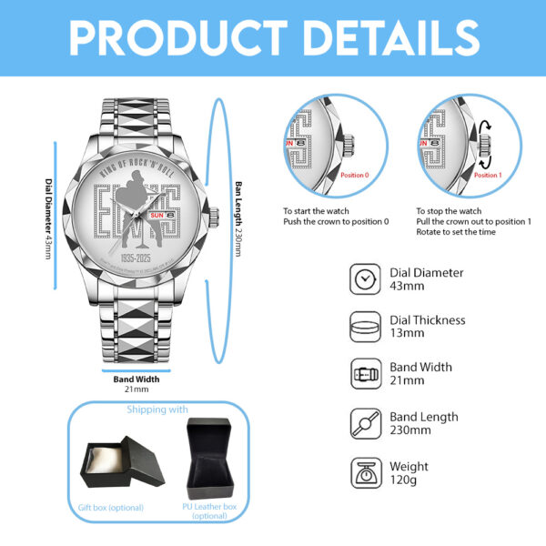 Elvis Presley Alloy Luxury Quartz Watch - TANTN 14513