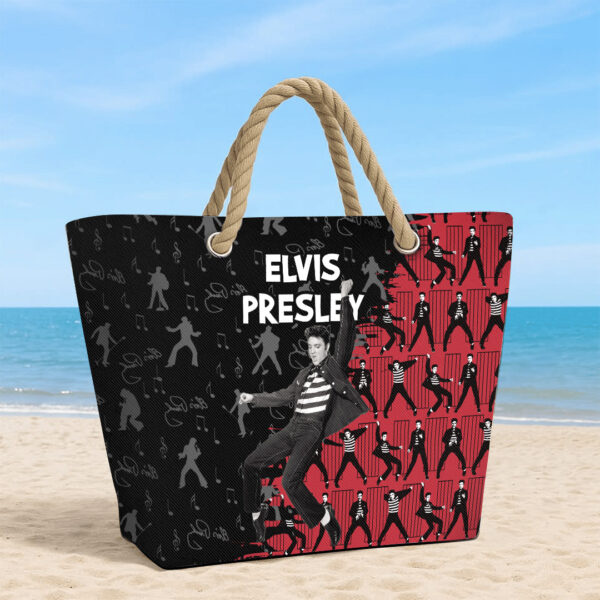 Elvis Presley Hemp Rope Tote Bag - TANTN 14313