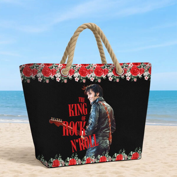 Elvis Presley Hemp Rope Tote Bag - TANTN 14314