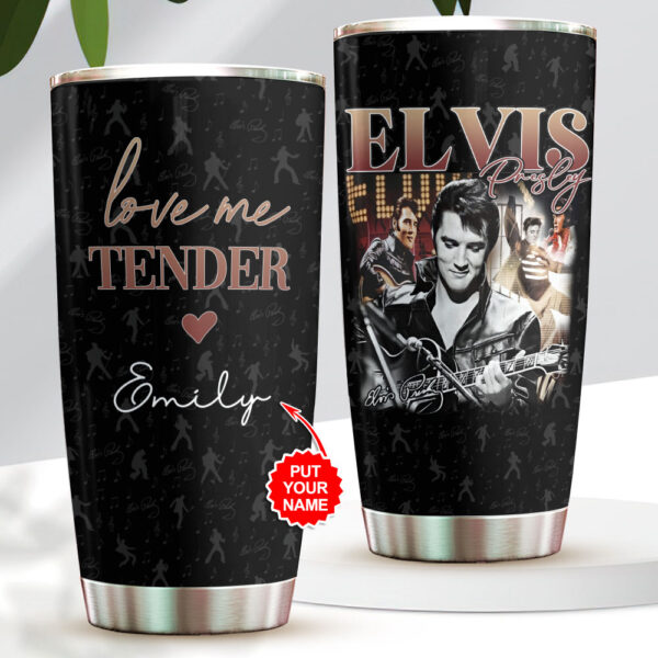 Personalized Elvis Presley Tumbler Cup - GNE 3866