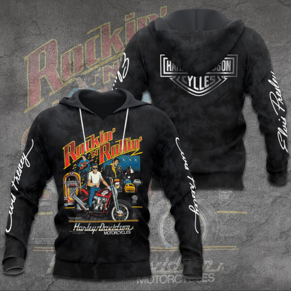 Elvis Presley x Harley Davidson 3D Apparel - TANTN 14271