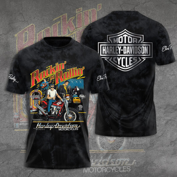 Elvis Presley x Harley Davidson 3D Apparel - TANTN 14271