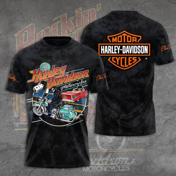 Elvis Presley x Harley Davidson 3D Apparel - TANTN 14272