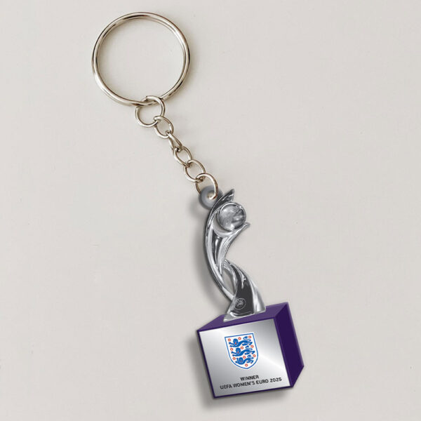 England Lionesses Custom Shape 2-sided Keychain - MAITM 12355