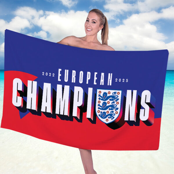 England Lionesses Rectangle Beach Towel - TANTN 14838