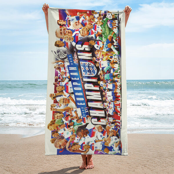 England Lionesses Rectangle Beach Towel - TANTN 14839