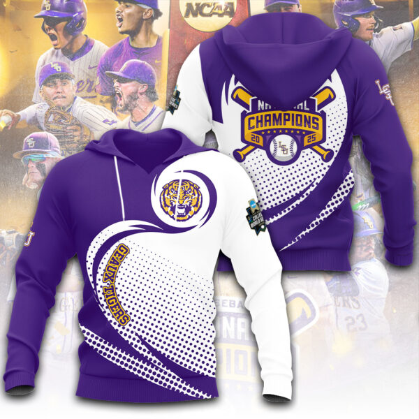 LSU Tigers Baseball 3D Apparel - GNE NEW517