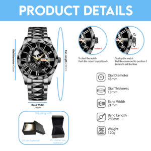 Ozzy Osbourne Alloy Luxury Quartz Watch - GNE NEW546