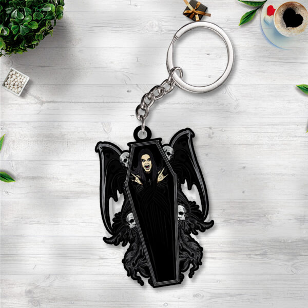 Ozzy Osbourne Custom Shape 2-sided Keychain - GNE NEW547