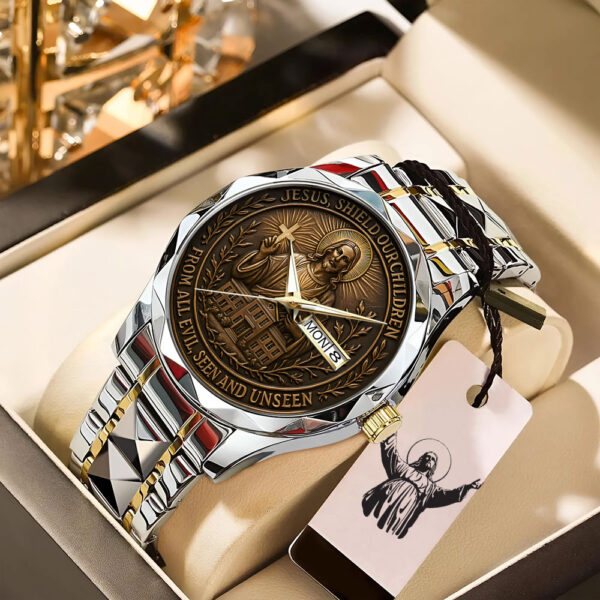 God Is Good Alloy Luxury Quartz Watch - TANTN 14671