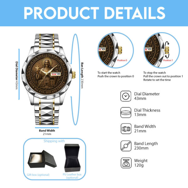 God Is Good Alloy Luxury Quartz Watch - TANTN 14671