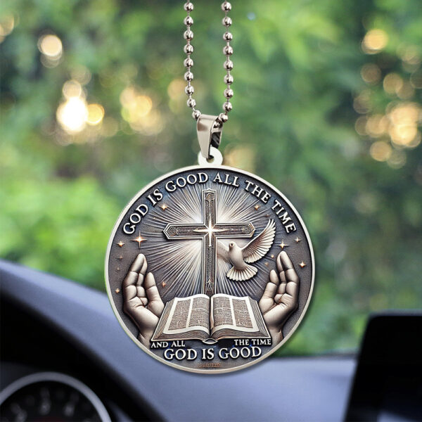 God Is Good Custom shape 2-sided Acrylic Car Ornament - TANTN 14875