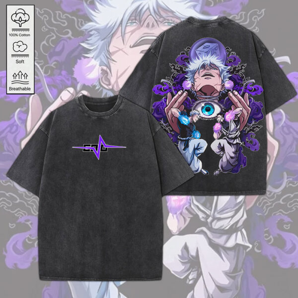 Jujutsu Kaisen 2D Acid Washed Cotton Shirt - MEDIA 161