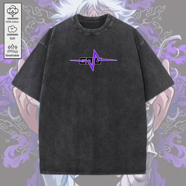 Jujutsu Kaisen 2D Acid Washed Cotton Shirt - MEDIA 161
