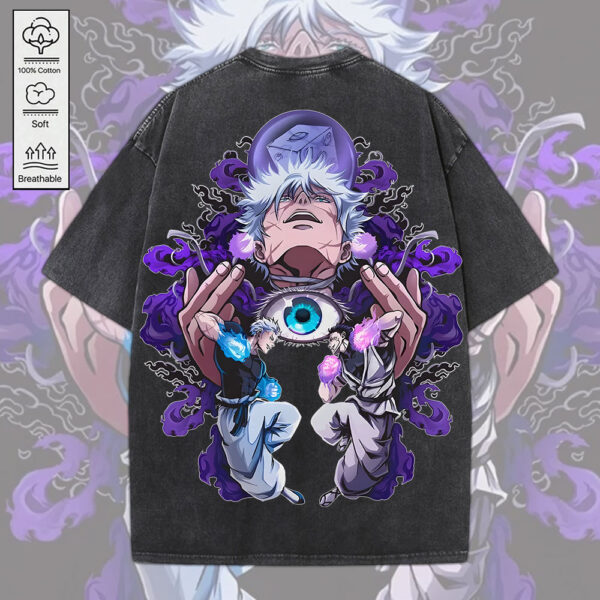 Jujutsu Kaisen 2D Acid Washed Cotton Shirt - MEDIA 161